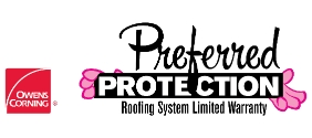 owens corning roofing systems limited warranty logo